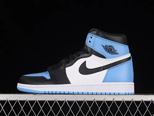 All categories Air Jordan Jordan series basketball shoes Air Jordan 1 High X version Air Jordan 1 High OG "UNC Toe" AJ1 Joe 1 black and blue toe DZ5485-400